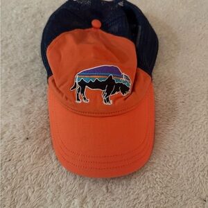 Patagonia Blue and Orange Hat